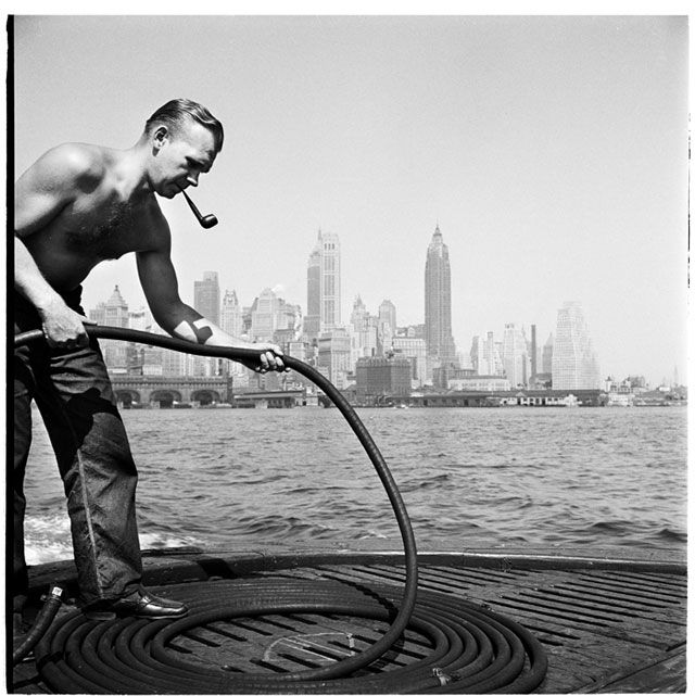 Longshoreman, 1948. Photographer: James Chapelle. Museum of the City of New York, LOOK Collection.
